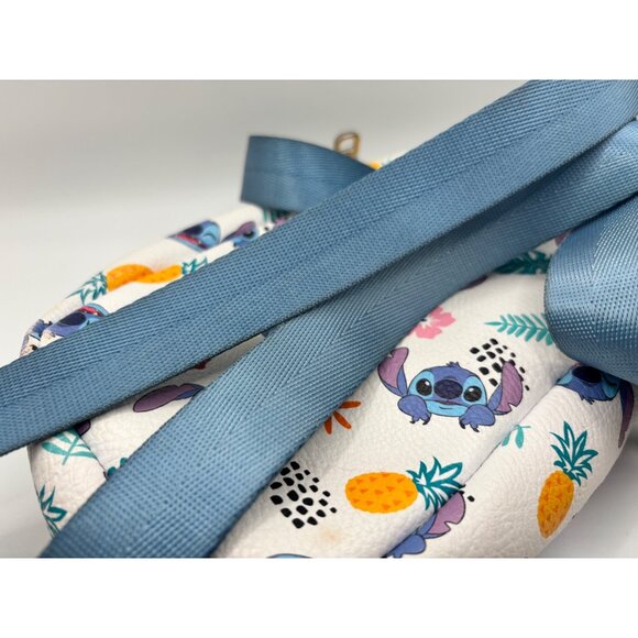 Disney Stitch Tropical Print Crossbody Bag With Adjustable Strap & Zip Closure - Picture 7 of 8